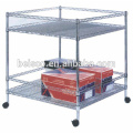 Industrial shelving wire shelving racks chromed wire shelves